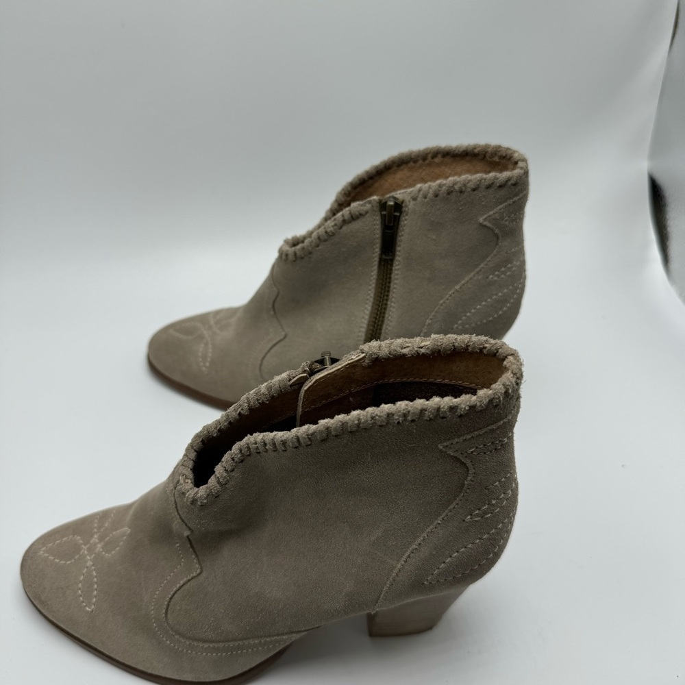 Ariat Unbridled EVA Gray Suede Leather Heeled Boot Bootie Size 6 Style 10027435 - Picture 7 of 11